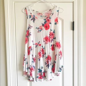 Vici flowy floral tank